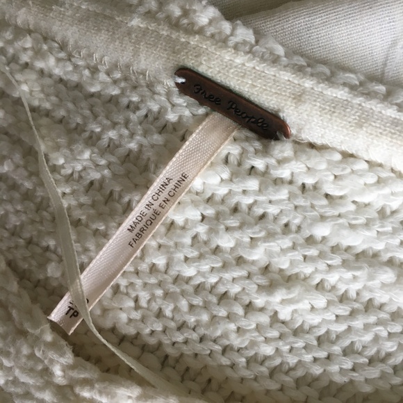 Free People Menace Sweater in Ivory XS - Picture 2 of 6